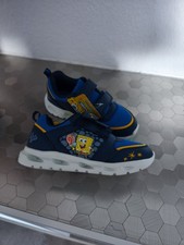 Kinder Sneaker Turnschuhe Mit Blinkender Sohle Spongebob Größe 31 Neu