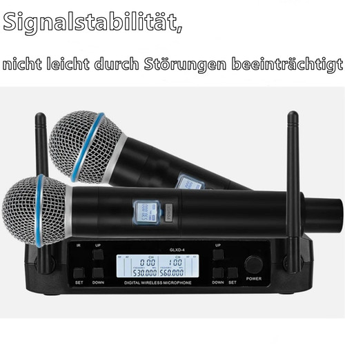 Kabelloses mikrofonsystem mit - mikrofonsystem,