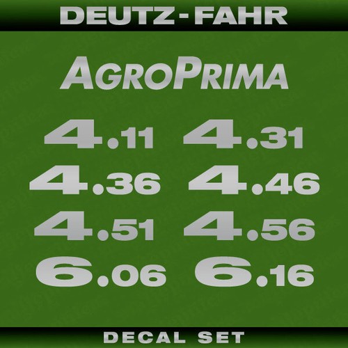 Deutz fahr agroprima - 4.11, 4.31