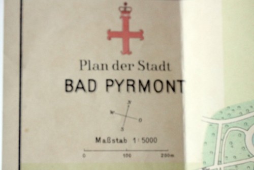 Plan der stadt bad - stadt, um