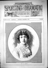 Original alter antiker Druck