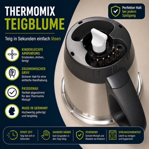 Teigblume für thermomix tm5 - teigblume,