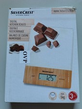 Küchenwaage Design:Weiß-Holzoptik Wiegefläche  bis 5 kg