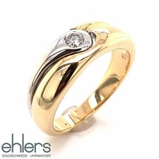 Brillantring 750er bicolor