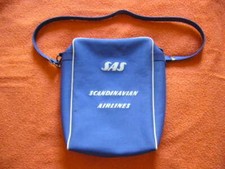 Seltene, wunderschöne, alte SAS - SCANDINAVIAN AIRLINES SYSTEMS - Umhänge-Tasche