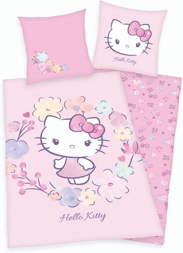 Kinderbettwäsche hello kitty - kinderbettwäsche,