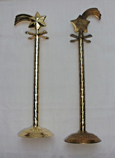 2 alte Adventskranzständer