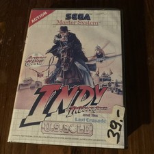 Indy Indiana Jones - Sega Master System Game - CiB - Good Condition