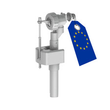 Seiteneingang 1/2" 3/8" WC