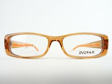 Orange schmale Damenbrille