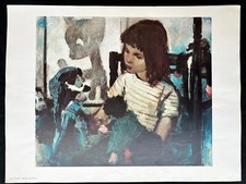 alter DDR Kunstdruck Bert