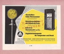 ILMENAU, Werbung 1958, VEB