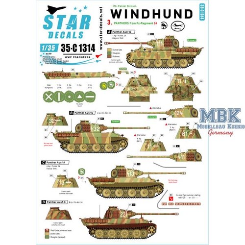Star decals star35c1314 - star,