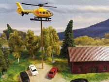 Hubschrauber 1:160 mit Motor schwebender Helicopter mit Unterflurantrieb