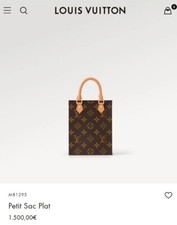 louis vuitton hand tasche Petit Sac Plat