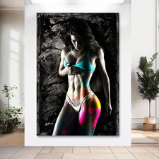 EROTIK AKT FRAU LEINWAND BILD