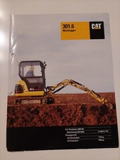 Caterpillar CAT 301.6 Minibagger Prospekt 2001