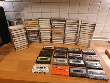 Audiokassetten Konvolut/Mc/Cc/bespielt/92 Stück/Tdk/Sony/Basf/Maxell/Agfa