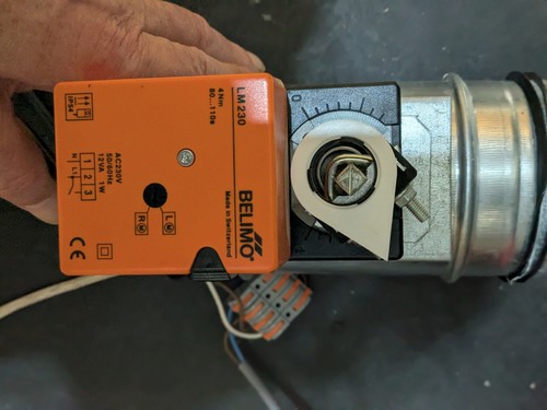 Absperrklappe mit belimo lm230 - mit,