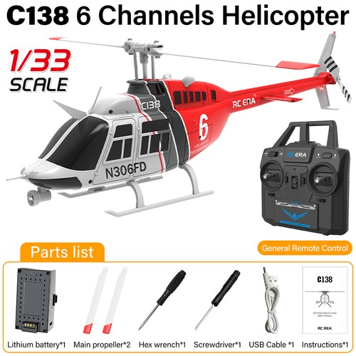 Era c138 bell 206 - c138, rc