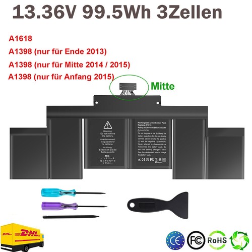 Akku a1618 für apple macbook - akku,