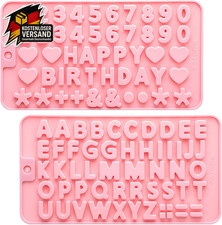 Silikonform Buchstaben Zahlen