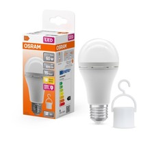 Osram LED A60 Birne 8W = 60W E27 matt warmweiß 2700K Akku Notlicht Camping mobil