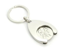 Sternzeichen Zwilling Schlüsselanhänger Einkaufs Chip Einkaufswagen Euro Ersatz