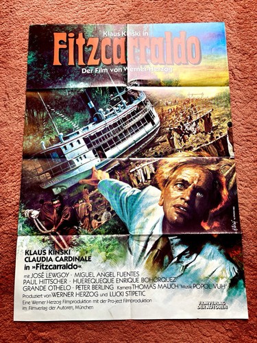 Fitzcarraldo kinoplakat poster - fitzcarraldo,