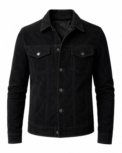 Herren schwarz wildleder leder - herren,