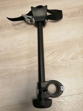 EUFAB 11231 Rahmenhalter lang, für U-Bügelrohr: Ø 2,5-3,0 cm, 30 cm Länge, Schwa