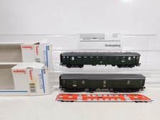Märklin H0 AC 4376+4379 Personenwagen Packwagen DR (KKK mit Fehler) OVP #EH616-1