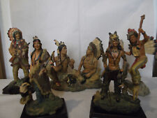 Indianer Miniaturfiguren, Konvolut, Statue Western Deko
