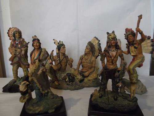 Indianer miniaturfiguren - indianer,