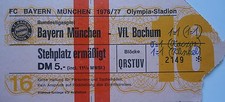 TICKET BL 1976/77 FC Bayern München - VfL Bochum