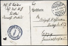 Dt. Militärmission Türkei 1918 PK aus Aleppo Verbindungsoffizier Nebul / 20