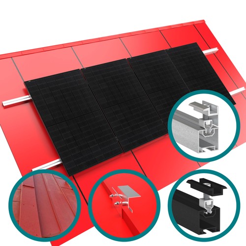 Montage set klickfix solar - set,