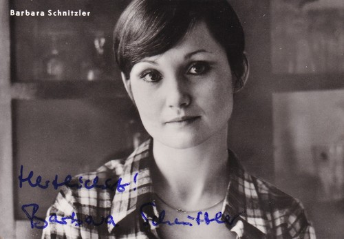 Autogramm barbara schnitzler - -,