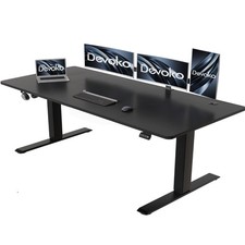 Höhenverstellbarer Schreibtisch 180x80cm Computertisch Elektrisch Memory 2 Höhen