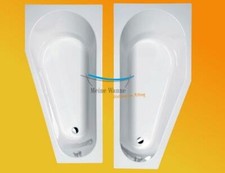 Raumspar Badewanne Tigra Links/Rechts 150 / 160 / 170 Schürze u. Zubehör möglich