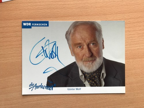 Günter wolf anrheiner - wolf,