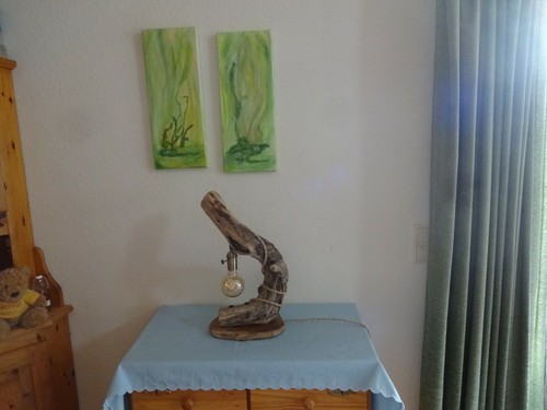 Designer lampe schwemmholz - lampe,