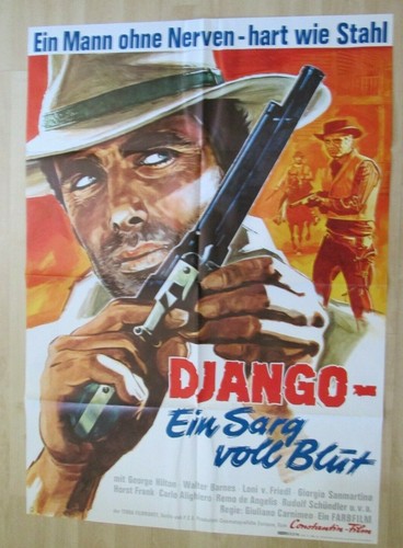 Filmplakat django ein sarg - django,