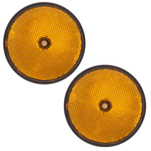 Reflektor anhänger orange - 2x,