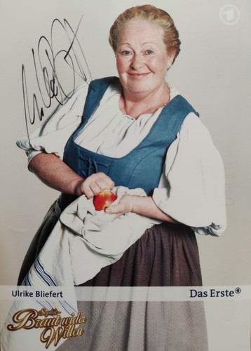 Ulrike bliefert autogramm - bliefert,