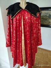 Aus Theaterfundus - Gr.XL Prachtvoller Mantel aus Samt & Satin gefüttert 