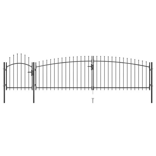 Gartentor mit speerspitzen - gartentor,