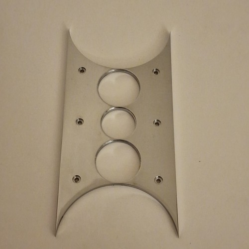 Blende metalplatte - 1x,