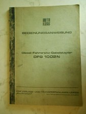 Veb ddr gabelstapler anleitung - ddr,