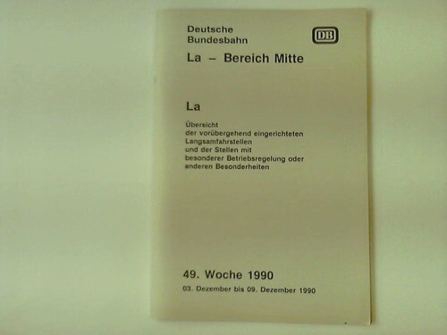 Streckenfahrplan bereich - la,